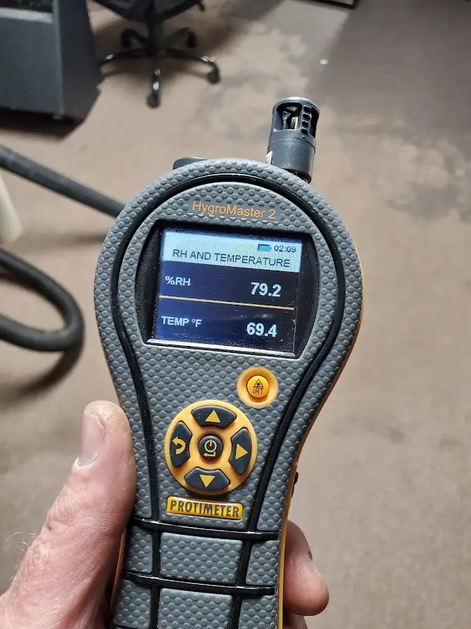 Moisture meter humidity assessment for Fire & Smoke Damage Restoration in Magnolia